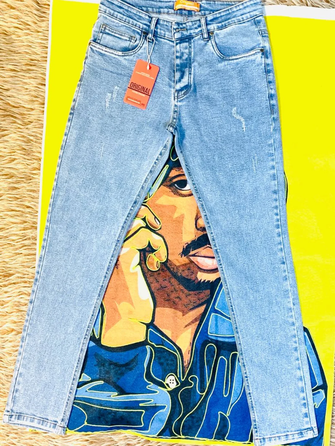 شلوار لی پارچه پر کش ایرانی درجه A ،مدل اسکینی