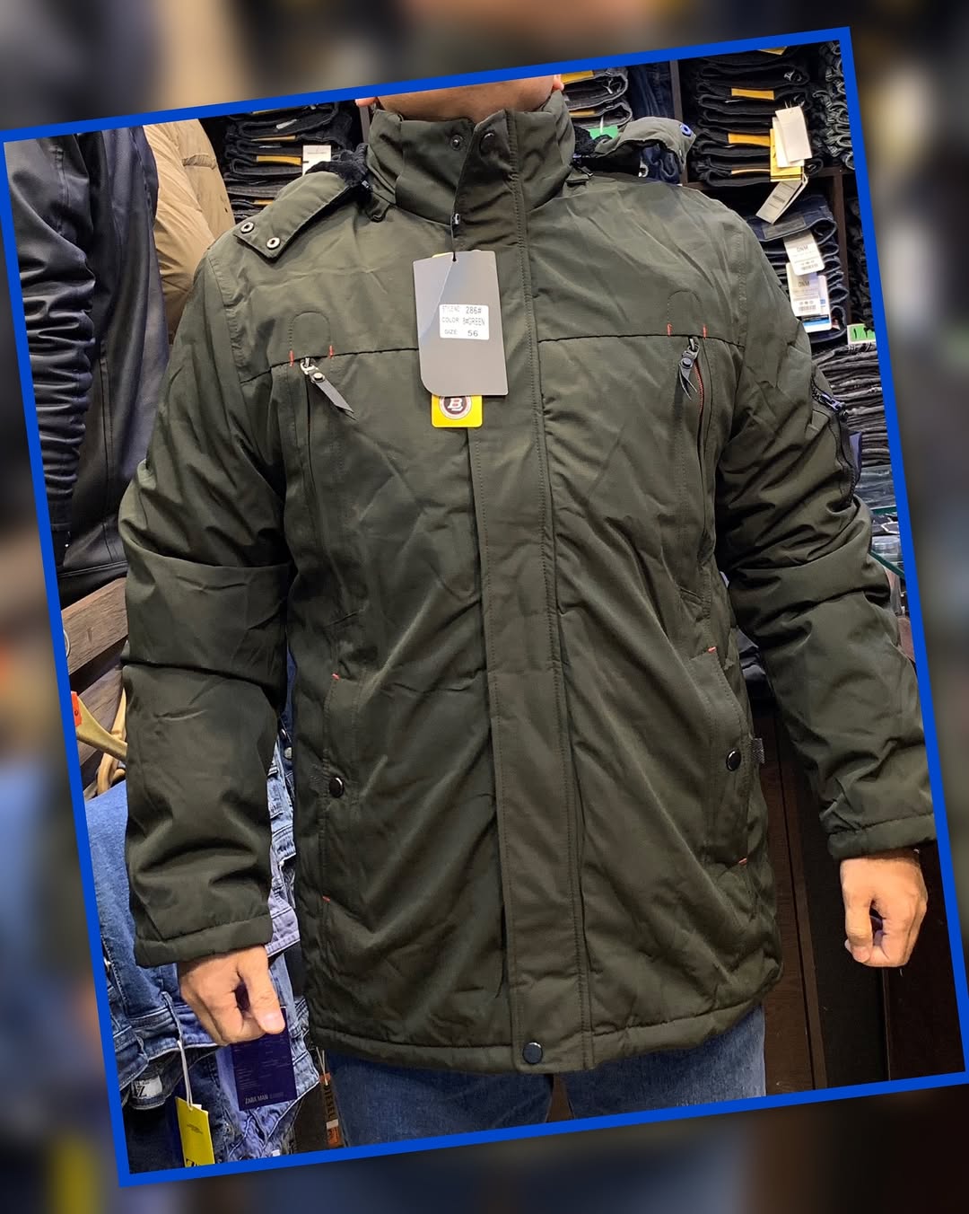 کاپشن برزنت بادماسنج وارداتی ضد اب ضدباد باکیفیت