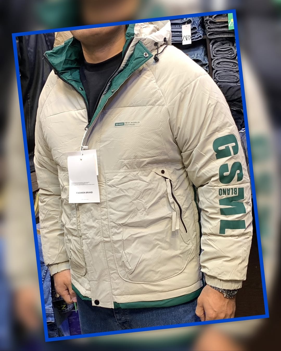 کاپشن سیلیکونی وارداتی ضد اب ضدباد